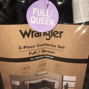 🖤Wrangler Full/Queen 3-Piece Comforter Set